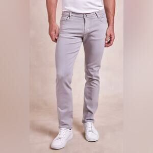 Rye 51 Silo Slim Straight Leg French Twill Stretch 5-Pocket Pant Grey Size 33